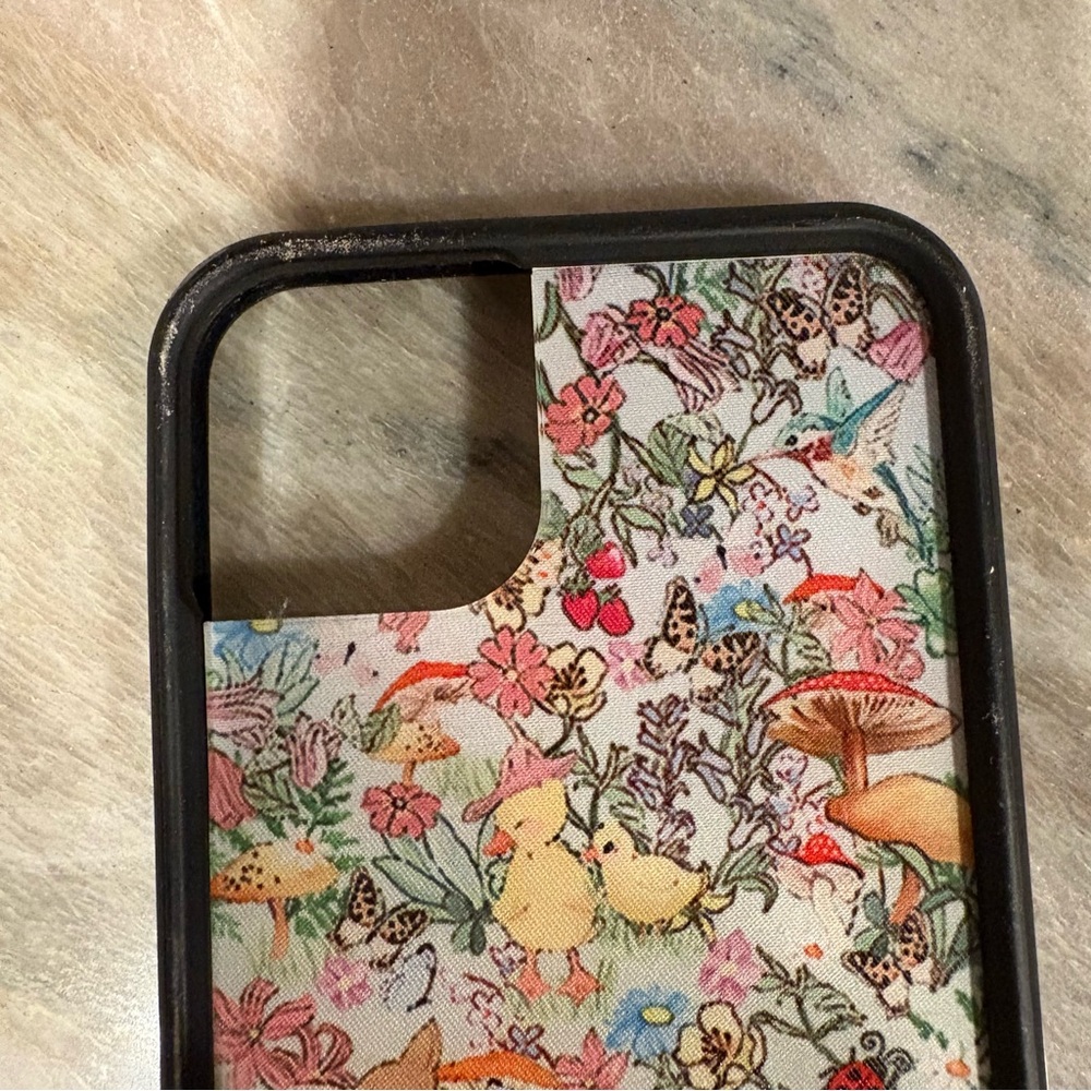 Wildflowers Pastel Animal Garden Phone Case - Picture 5 of 6
